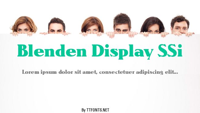 Blenden Display SSi example